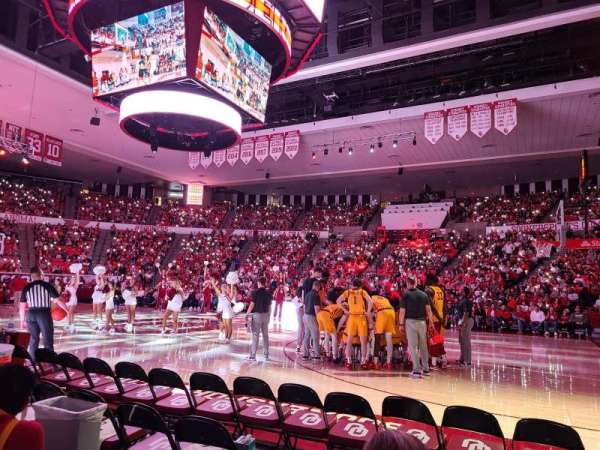 Lloyd Noble Center, bloc: F7, rangée: C, place: 3