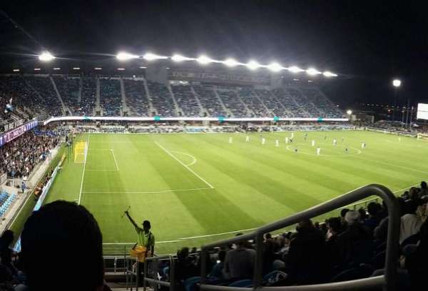 PayPal Park, bloc: 123, rangée: 15, place: 1