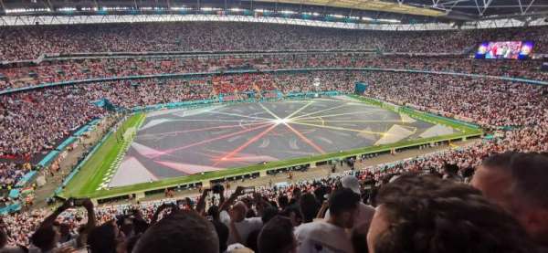 Wembley Stadium, bloc: 529, rangée: 8, place: 69