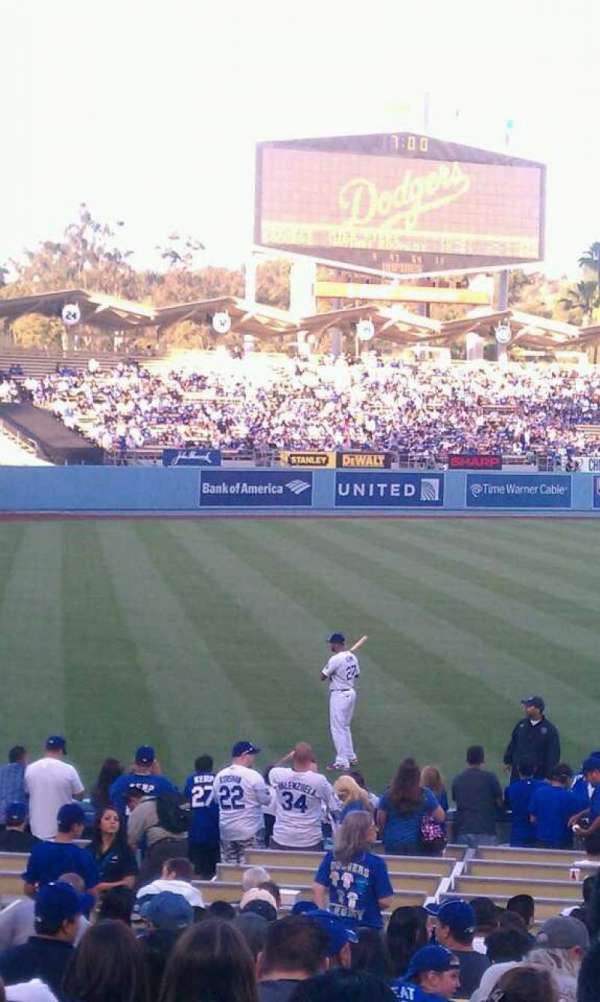Dodger Stadium, bloc: 43fd, rangée: s, place: 1-2