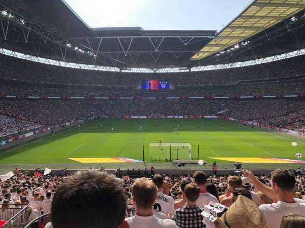 Wembley Stadium, bloc: 112, rangée: 38, place: 8