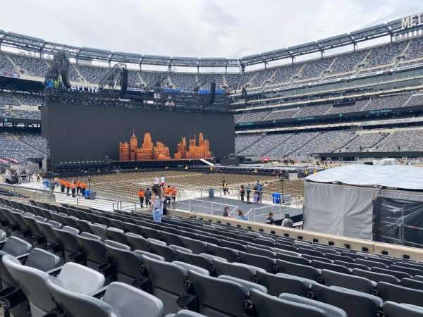 MetLife Stadium, bloc: 135, rangée: 11, place: 8