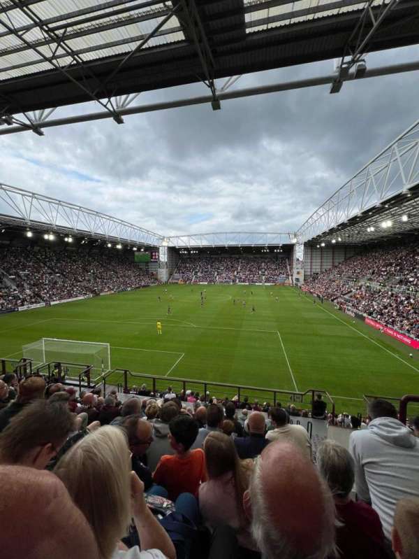 Tynecastle Stadium, bloc: W, rangée: 17, place: 6