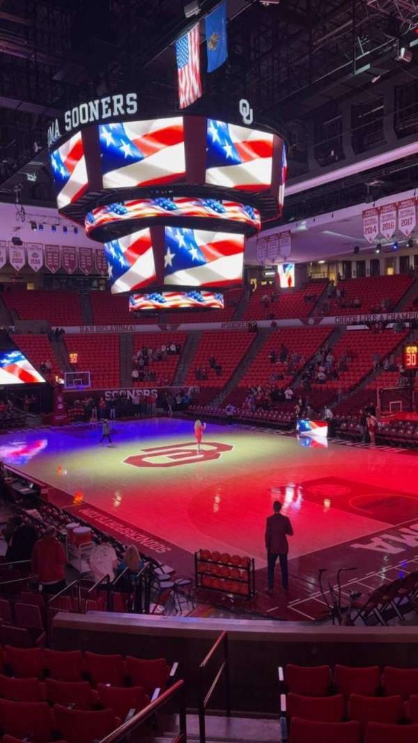 Lloyd Noble Center, bloc: 117, rangée: 12, place: 10
