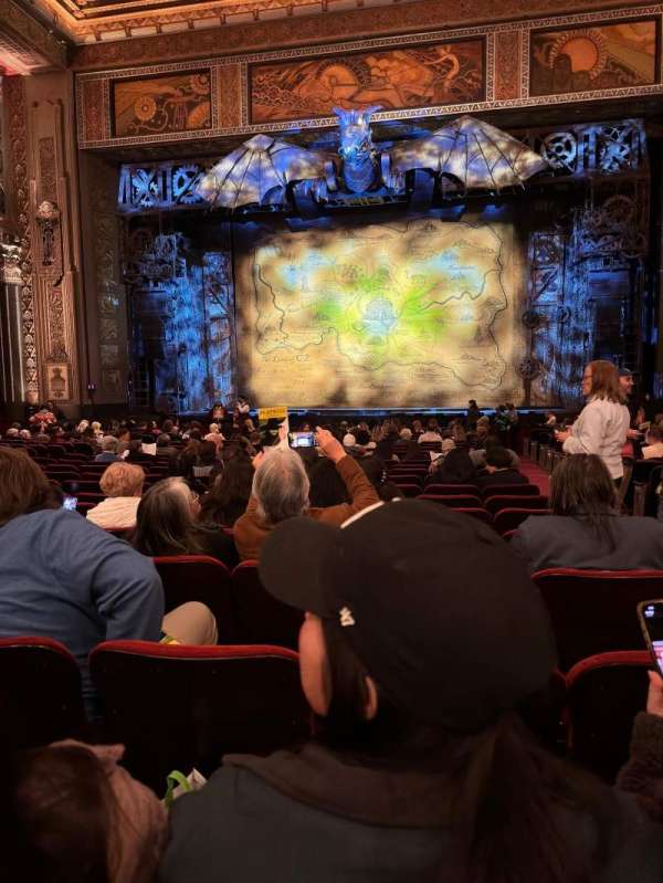 Hollywood Pantages Theatre, bloc: Orchestra C, rangée: V, place: 102