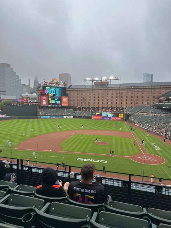 Oriole Park at Camden Yards, bloc: 246, rangée: 4, place: 4