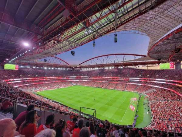 Estádio da Luz, bloc: Upper 27, rangée: N, place: 9