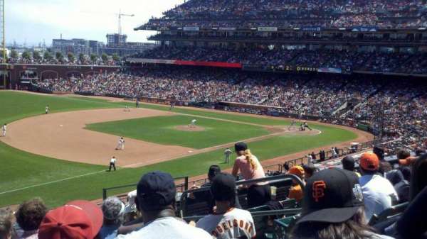 Oracle Park, bloc: 228, rangée: K, place: 14