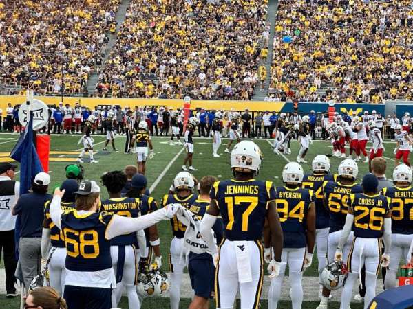 Mountaineer Field, bloc: 126, rangée: 1, place: 124