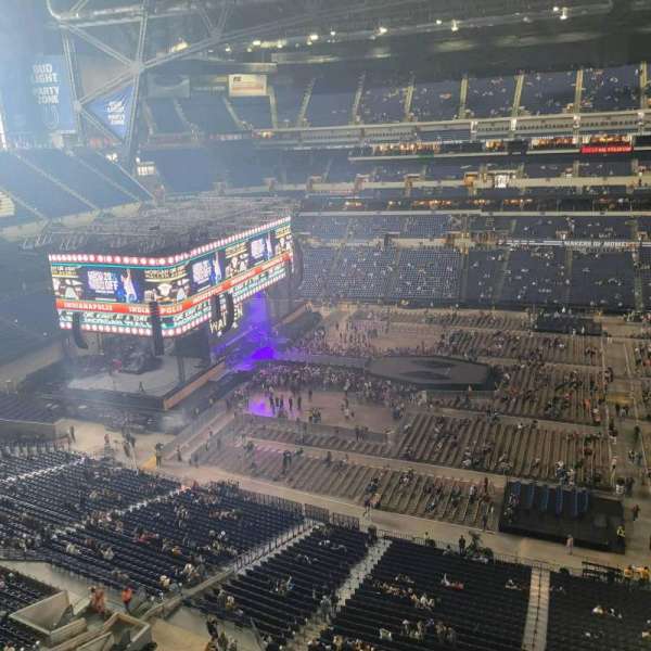 Lucas Oil Stadium, bloc: 640, rangée: 1, place: 21