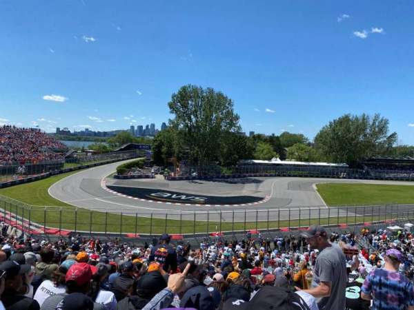 Circuit Gilles Villeneuve, bloc: 12, rangée: 3-O, place: 1