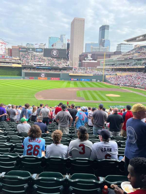 Target Field, bloc: 120, rangée: 15, place: 6