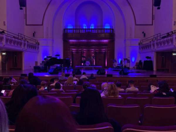 Cadogan Hall, bloc: Stalls, rangée: F, place: 15