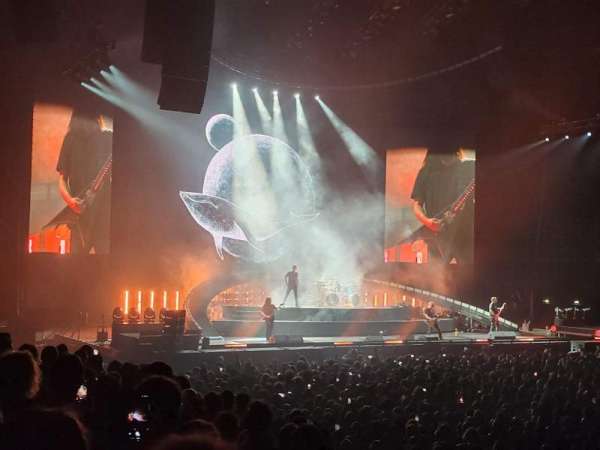 Accor Arena, bloc: Gradin P, rangée: 21, place: 1