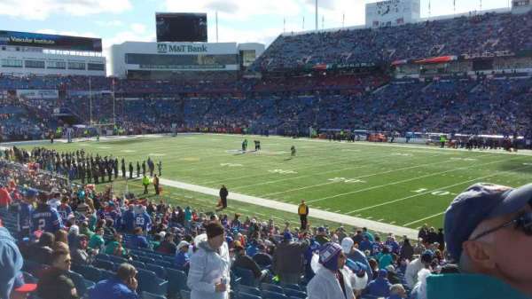 Highmark Stadium, bloc: 108, rangée: 17, place: 14
