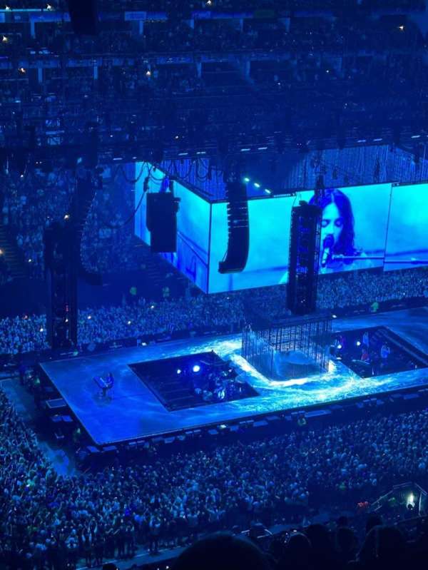 The O2, London, bloc: 417, rangée: U