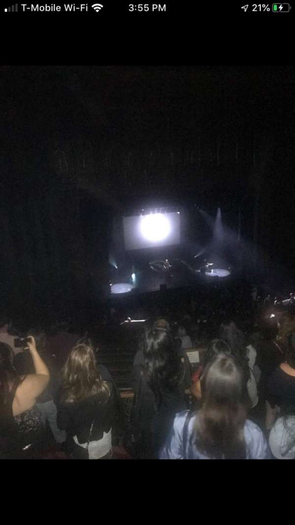 The Wiltern, bloc: Mezzanine LC, rangée: E, place: 123