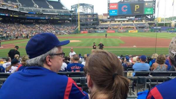 PNC Park, bloc: 110, rangée: C, place: 11