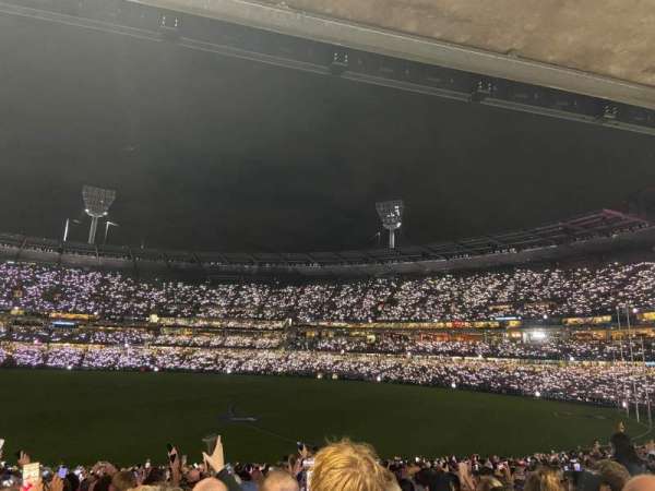 Melbourne Cricket Ground, bloc: M12, rangée: CC, place: 9