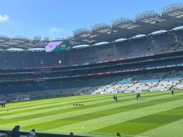 Croke Park, bloc: 302, rangée: Y, place: 16