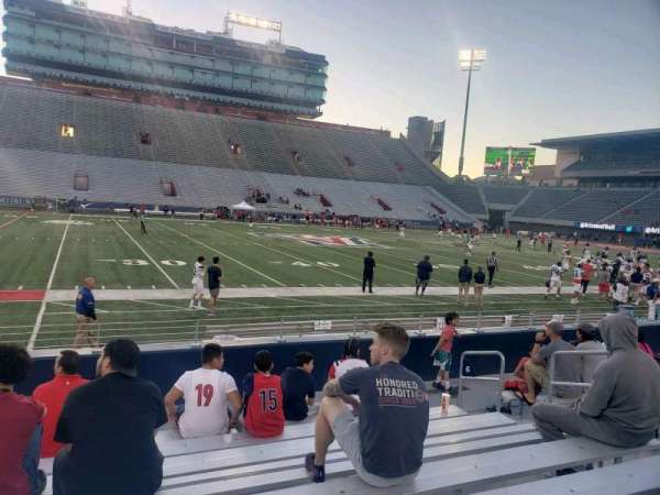 Casino Del Sol Stadium, bloc: 6, rangée: 9, place: 8