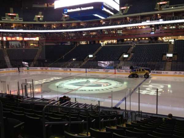 Nationwide Arena, bloc: 102, rangée: Q, place: 17