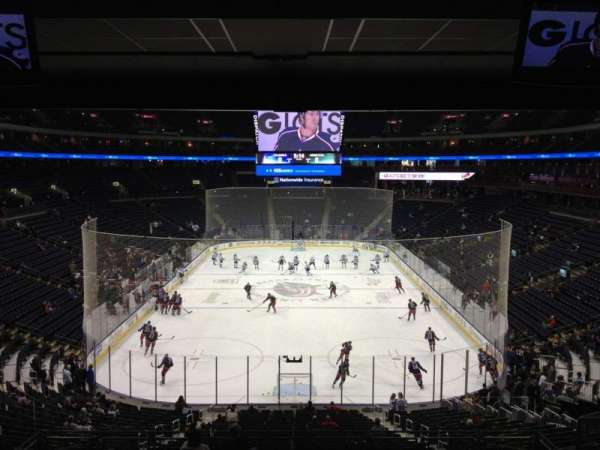 Nationwide Arena, bloc: 120, rangée: MM, place: 13