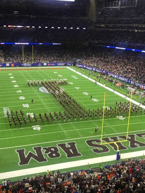 NRG Stadium, bloc: 523, rangée: A, place: 5