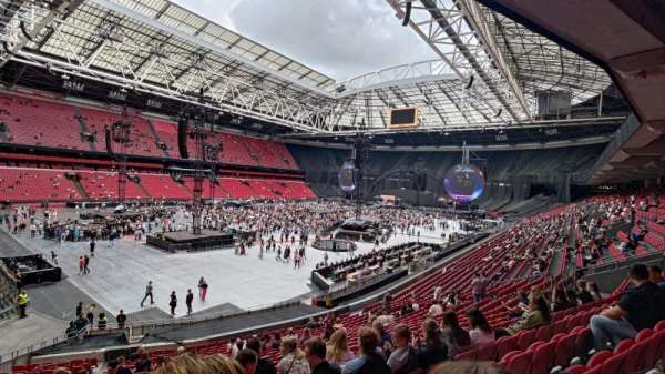 Johan Cruijff ArenA, bloc: 124, rangée: 23, place: 322