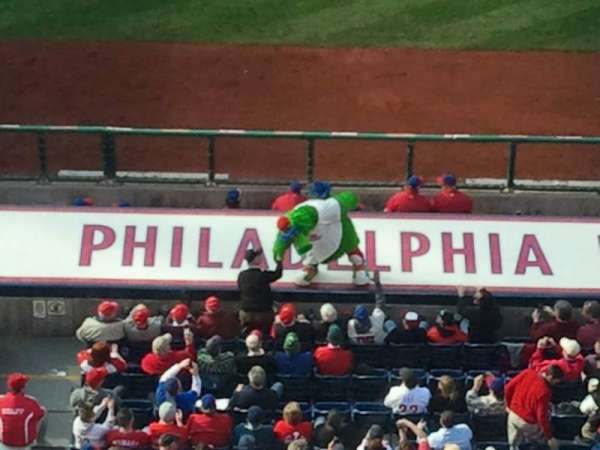 Citizens Bank Park, bloc: 316, rangée: 1, place: 12