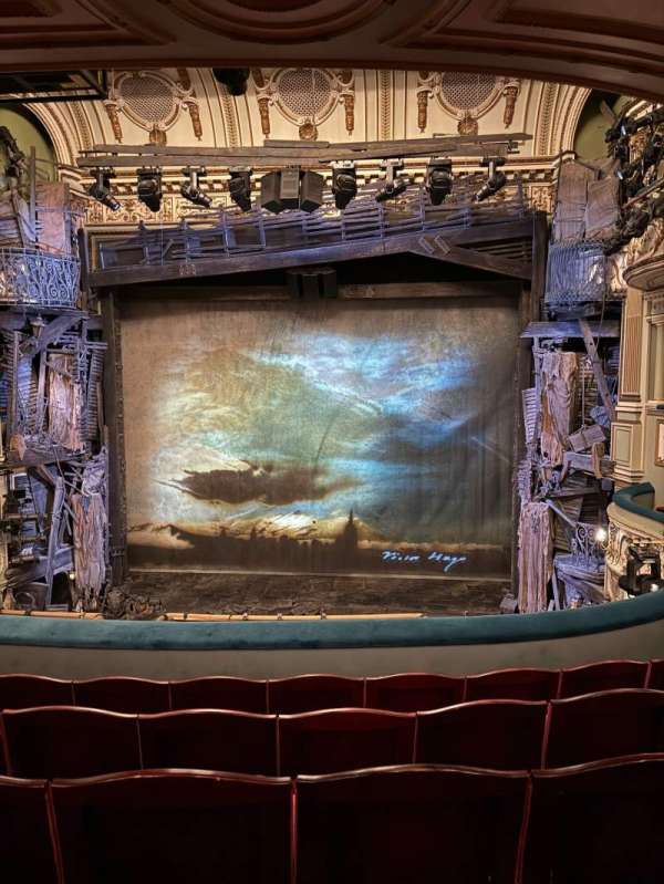 Sondheim Theatre, West End, bloc: Grand Circle, rangée: E, place: 11