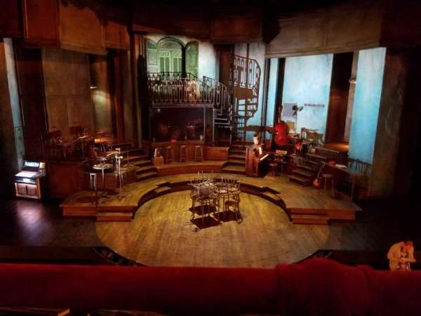 Walter Kerr Theatre, bloc: Mezzanine C, rangée: A, place: 108