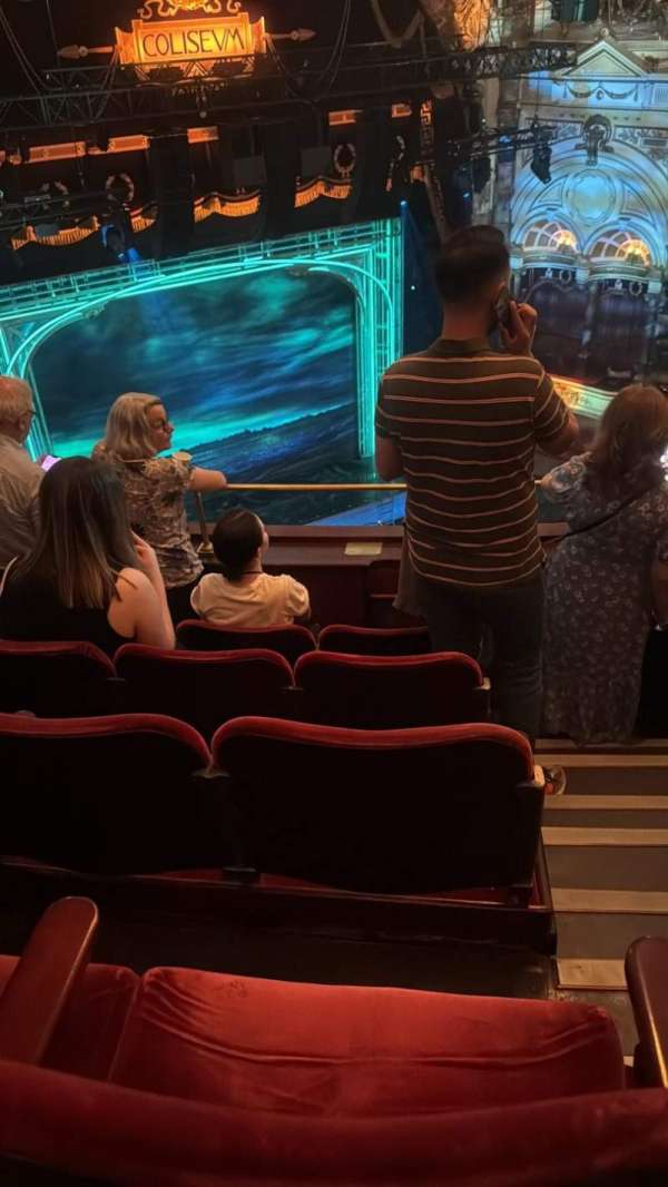 London Coliseum, bloc: Balcony, rangée: E, place: 42