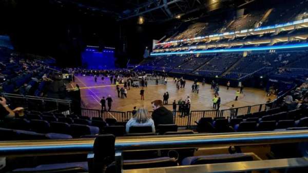 The O2, London, bloc: 105, rangée: N, place: 154