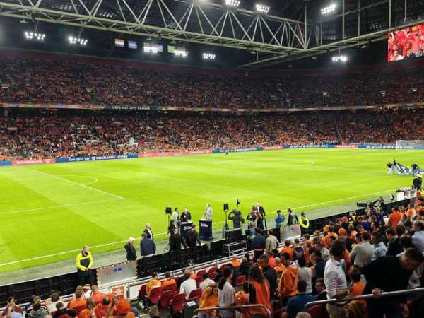 Johan Cruijff ArenA, bloc: 110, rangée: 11, place: 254