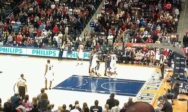 State Farm Arena, bloc: 106, rangée: T, place: 14