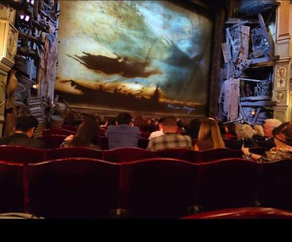 Sondheim Theatre, West End, bloc: Stalls, rangée: H, place: 25