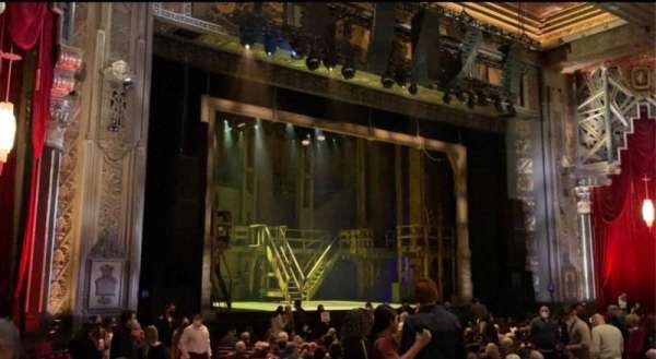 Hollywood Pantages Theatre, bloc: Orchestra L, rangée: X, place: 9