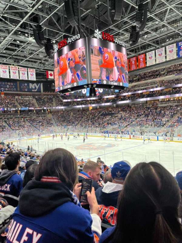 UBS Arena, bloc: 112, rangée: 18, place: 8