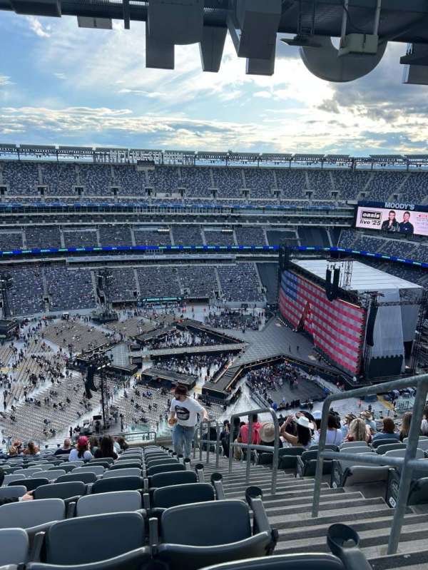 MetLife Stadium, bloc: 315, rangée: 26, place: 1
