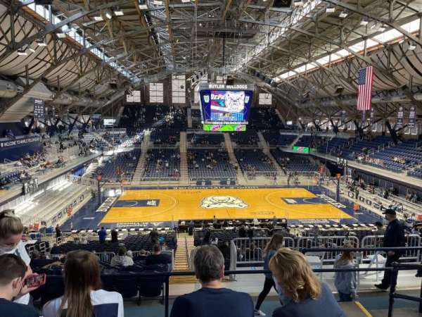 Hinkle Fieldhouse, bloc: 307, rangée: 7, place: 4