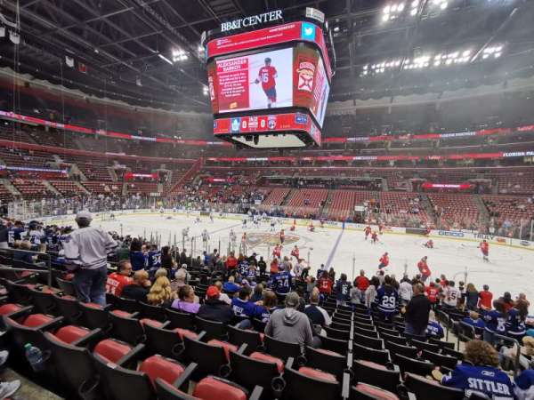 Amerant Bank Arena, bloc: 117, rangée: 17, place: 4