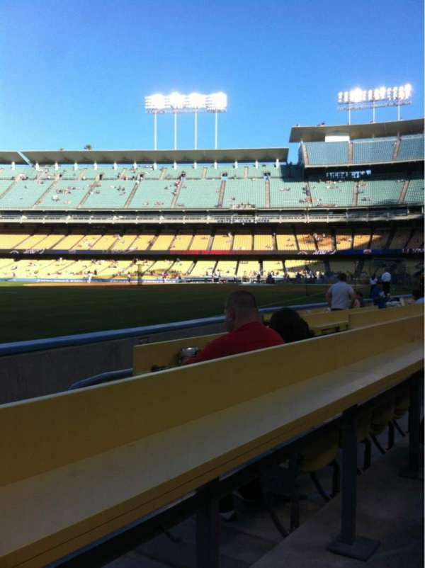 Dodger Stadium, bloc: 45BL, rangée: BB, place: 10