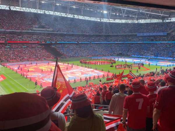 Wembley Stadium, bloc: 105, rangée: 43, place: 83