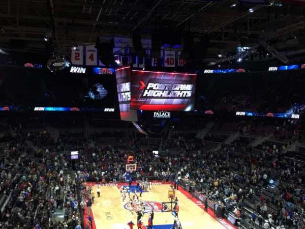 The Palace of Auburn Hills, bloc: 224, rangée: 1, place: 5