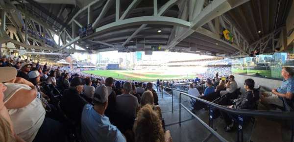 Petco Park, bloc: 110, rangée: 29, place: 1