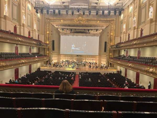 Symphony Hall, Boston, bloc: First Balcony center, rangée: E, place: 18