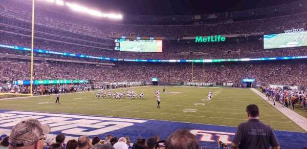 MetLife Stadium, bloc: 149, rangée: 10, place: 1
