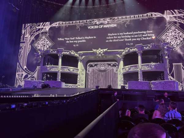 T-Mobile Arena, bloc: Floor C, rangée: K, place: 1
