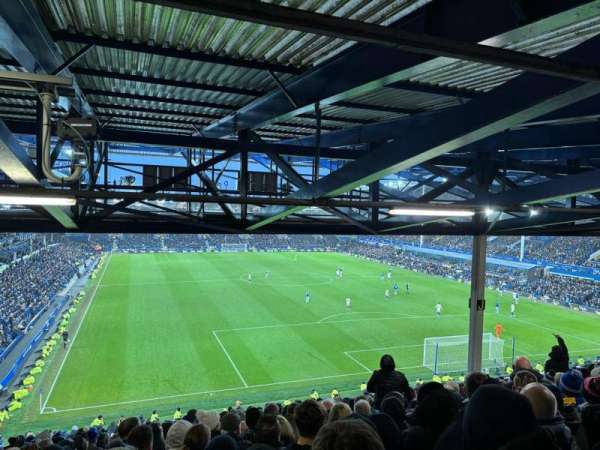 Goodison Park, bloc: GS4, rangée: R, place: 166